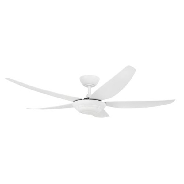 A classic designer look of the Panama 142cm fan lends itself as a great addition to your home. Utilises a powerful and efficient DC motor in combination with aerodynamically curved ABS blades for solid airflow to provide superb cooling and will never rust like traditional metal blades. Available in either a white or black finish.