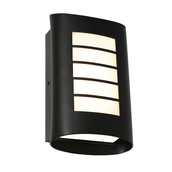 The Bicheno is a stylish, modern 8W LED Exterior Wall Light with Opal Acrylic Lens. Suited to coastal areas and perfect for entrancways and exterior covered walls. Available In Black, Silver and White.