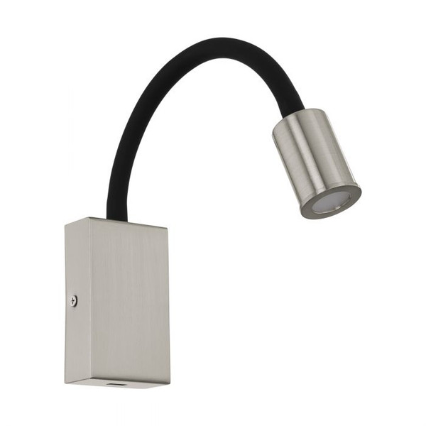 The TAZZOLI wall light has a flexible stem for easy adjustment making it perfect for reading. It also features a USB charging port.