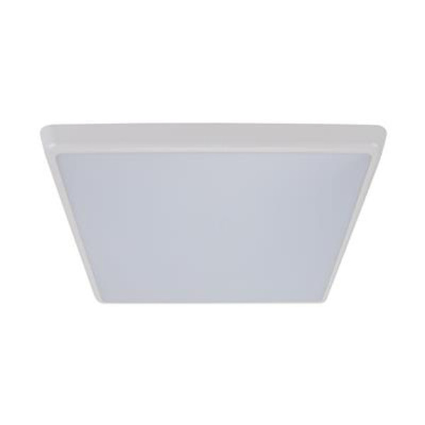 SOLAR-400-SQ Square 240V 35W 40cm Slimline LED Ceiling Light - White Frame