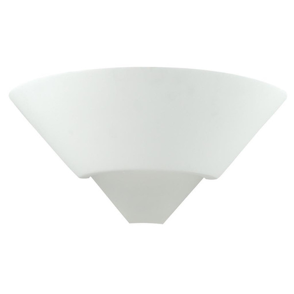 BF-7908 Ceramic Frosted Glass Wall Light - Raw / E27