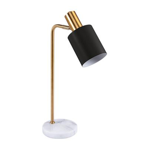 MARISOL-DL MARBLE S/BRASS D/LAMP 1XE14 240V