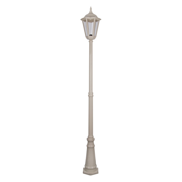 GT-168 Chester Large Single Head Tall Post Light - Powder Coated Finish / B22