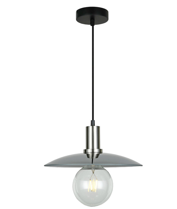 PENDANT ES 72W Smoke Glass Coolie with S/C Highlight 02
