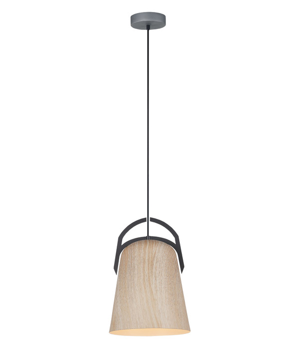 PENDANT ES 72W Natural Oak Ellipse