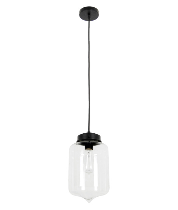 PENDANT ES 60W CLR GLASS TIPPED