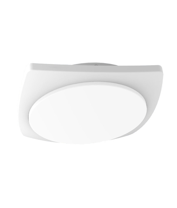 WALL / CEILING LED S/M WH SQ