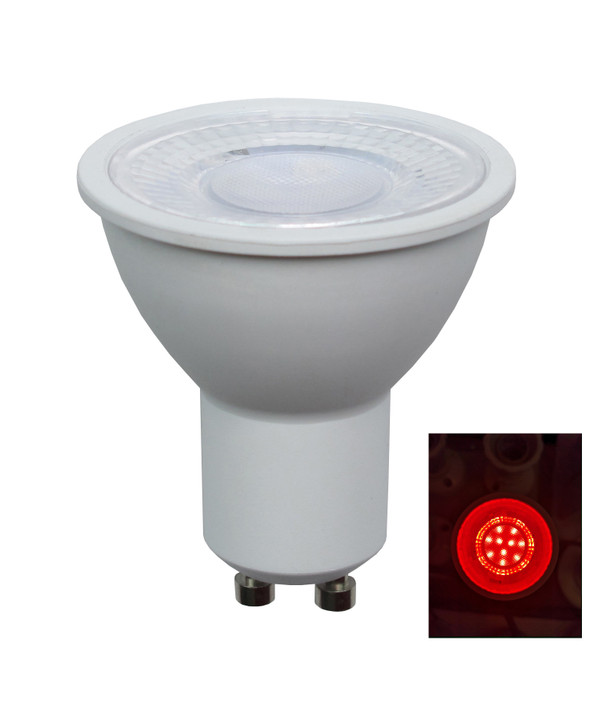 GLOBE LED AC (White) GU10 5W RED
