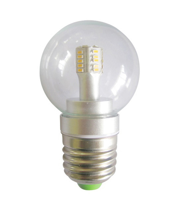 GLOBE LED ES F/RND 4W 3000K CLR