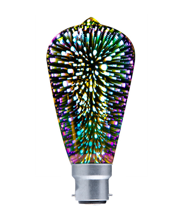 GLOBE LED Firework Effect BC ST57 PEAR 4W