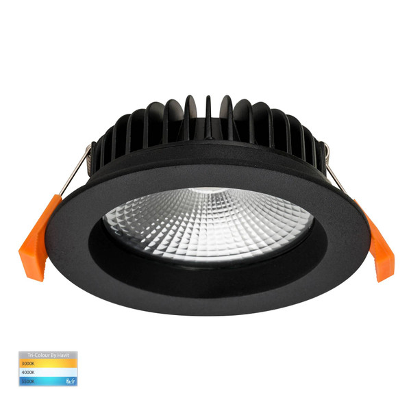 HV5530T-BLK - Ora Black Fixed LED Downlight 