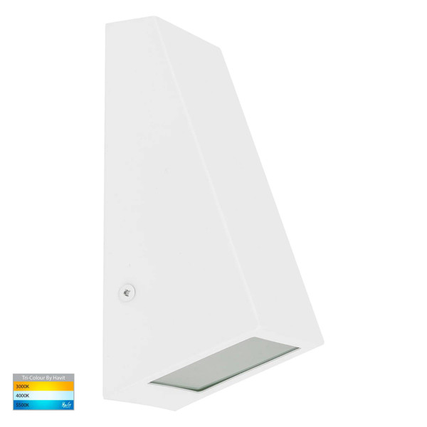  HV3602T-WHT- HV3605T-WHT -Taper White TRI Colour LED Wedge Wall Light 