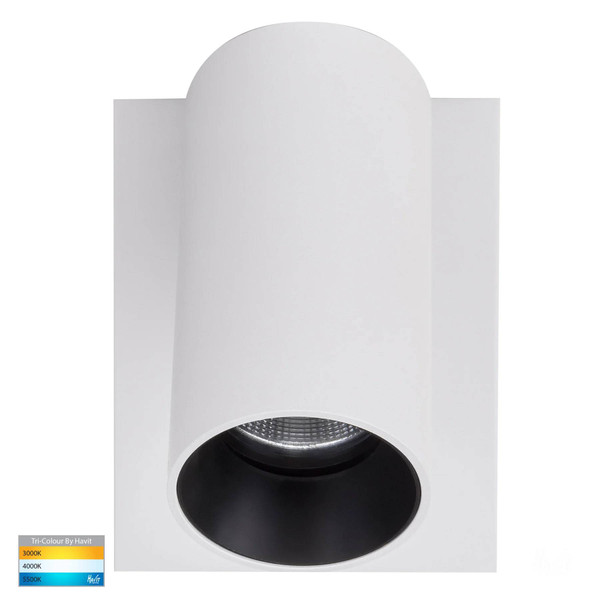  HV3681T-WHT - Revo White Single Adjustable Wall Light 