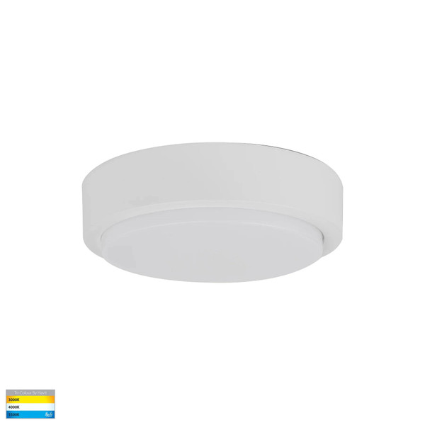  HV36052T-WHT- Liptor White 20w Surface Mounted LED Oyster 