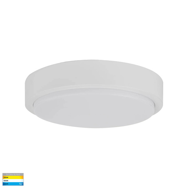  HV36053T-WHT- Liptor White 30w Surface Mounted LED Oyster 