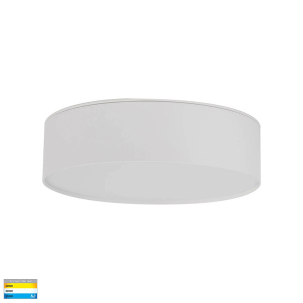  HV5892T-WHT - Nella White 20w Surface Mounted LED Oyster 