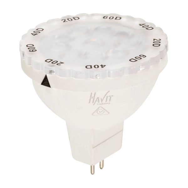  HV9559W - Adjustable Beam Angle 2700k 6w MR16 LED Globe 