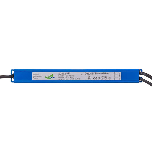  HV9661-60W - 60W Triac + 0-1/10v Dimmable LED Driver 