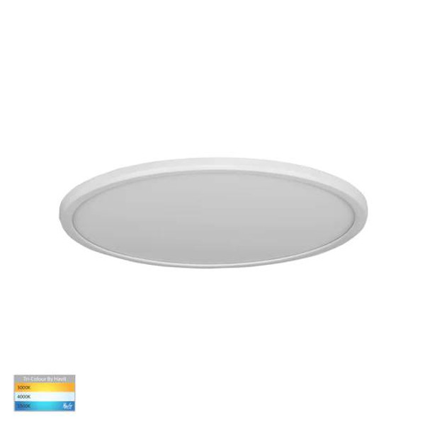 HV5877T-WHT - Slim White 24w LED Oyster Light