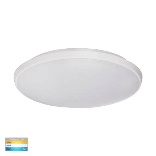 HV5888T-WHT - Ostron White 18w LED Oyster Light