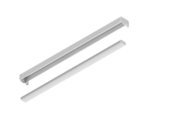  DUKE2 4 wattages selectable LED batten IP20 2ft White CCT3 selectable