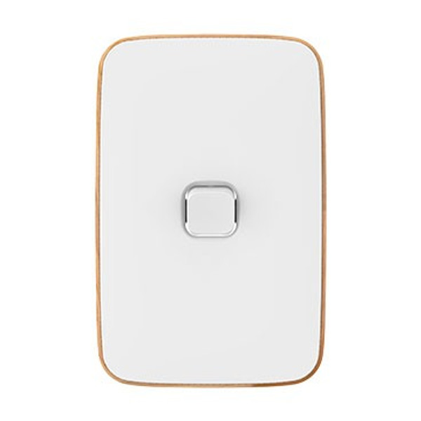 Clipsal Iconic Essence Switch Plate Skin, Vertical/Horizontal, 1 Gang