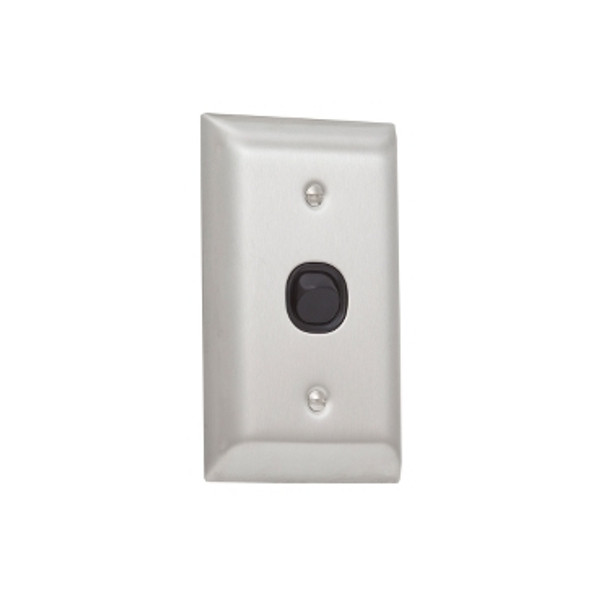 Metal Plate Series, Flush Switch 1 Gang, 250VAC, 10A, A Style, Standard, Vertical