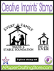 Stable Foundation and Greatest Gift Ever - Creative Imprints rubber stamp 2-piece set