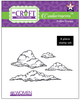 Clouds - Creative Imprints rubber stamp 4-piece set