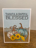 Thankful + Grateful = Blessed - Creative Imprints rubber stamp 2-piece set