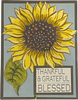 Thankful + Grateful = Blessed - Creative Imprints rubber stamp 2-piece set