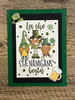 Let the Shenanigans Begin Gnome Creative Imprints 7-piece rubber stamp set