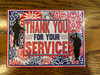 THANK YOU FOR YOUR SERVICE Creative Imprints rubber stamp