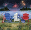 Adirondack chairs & fireworks - pack of 2 cocktail