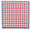 Red/White/Blue Plaid  - pack of 2 cocktail