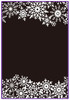 Snowflake Border embossing folder