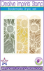 Bookmark Sunflower themed 3-pc stamp set