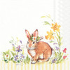Lovely Bunny Yellow - pack of 2 cocktail napkins