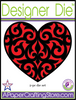 Intricate Scroll Heart 2-pc Designer Die™