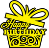 Happy Birthday Present 2-pc Designer Die™