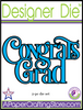 Congrats Grad 2-pc Designer Die™
