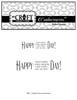 Happy Wish Making Day" (slimline style) Digital Imprint stamp