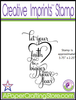 Let Your Faith be Bigger Than Your Fear Creative Imprints Rubber Stamp