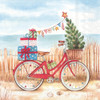 Christmas at the Seaside- pack of 2 cocktail napkins