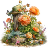 Sun Bonnet - Ranunculus Peel & Place - AVAILABLE ONLINE ONLY