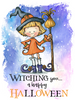Halloween Witching you a Happy Halloween Peel & Place