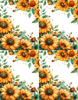 Sunflower Fall Corners Peel & Place