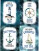 Let Your Dreams Set Sail Peel & Place - 4 Different Images - ONLY AVAILABLE ONLINE