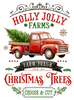 Christmas Farm Fresh Peel & Place - 4 Different Images - ONLY AVAILABLE ONLINE
