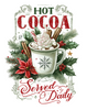 Christmas Cocoa Peel & Place - 4 Different Images - ONLY AVAILABLE ONLINE